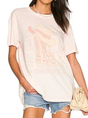 Show Me Your MuMu Light Cream Cowgirl Graphic Tee